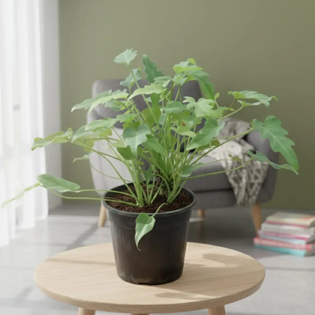 [PLFP PHGL PT 0015 2.2L H015] Philedendron xanadu golden (Pot # 6'' 2.2L, 6'' ht)