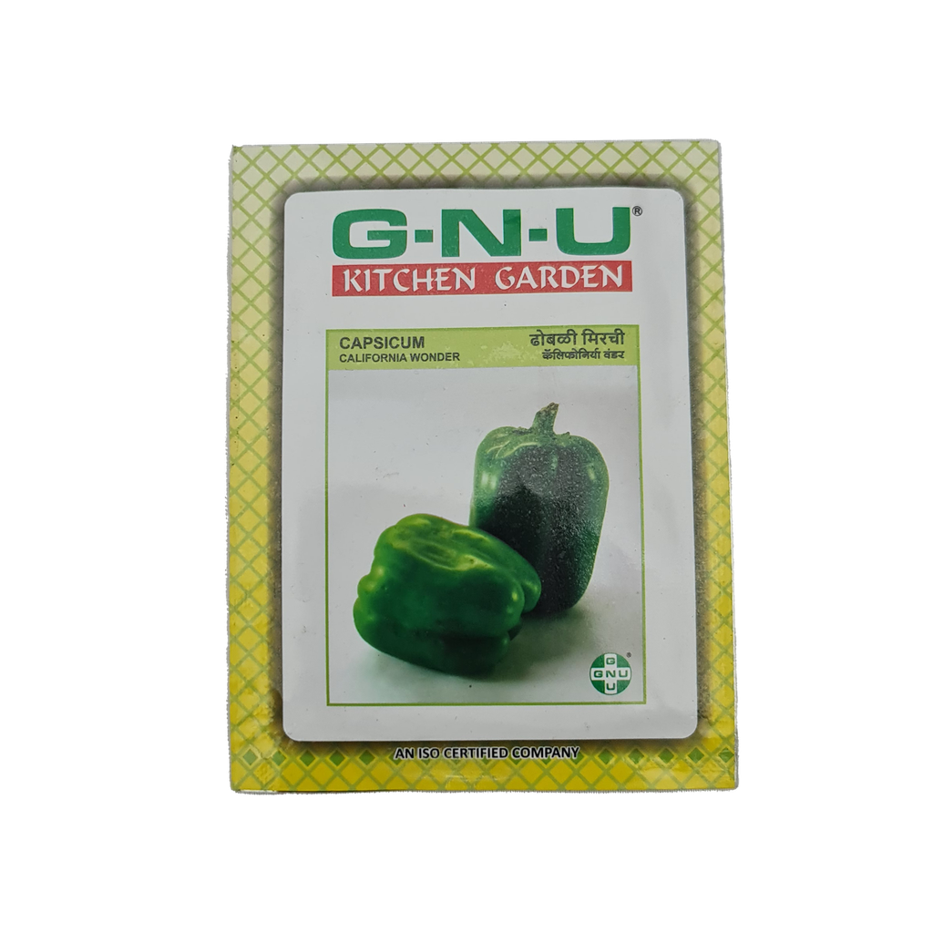 सीड कैप्सिकम कैलिफ़ोर्निया वंडर - 5 ग्राम
