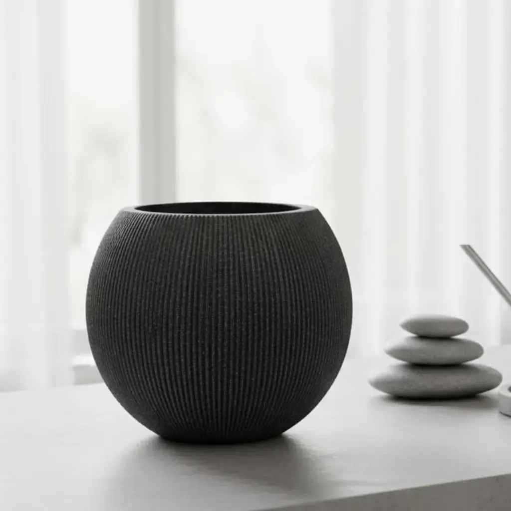 Pot Mediterranean Black Bowl