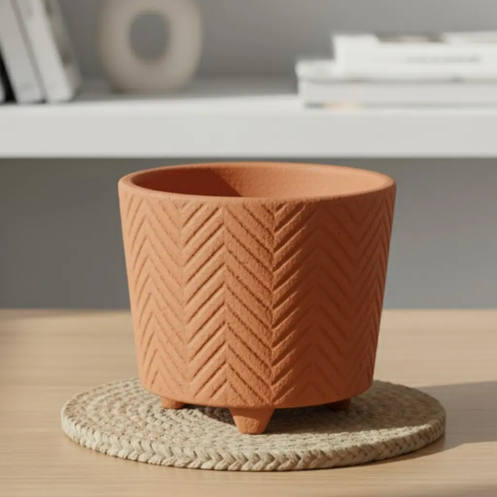 टेराकोटा पॉट मिनी गार्डन (4.2"(A))