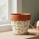 Pot Terracotta with Paper Design-Kids Jungle