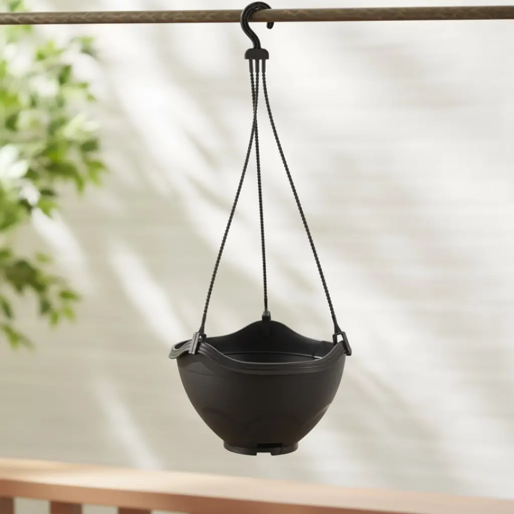 [POPL BLHA V1.3L H014 D020 D009] पॉट प्रीती 402 (Black Hanging)