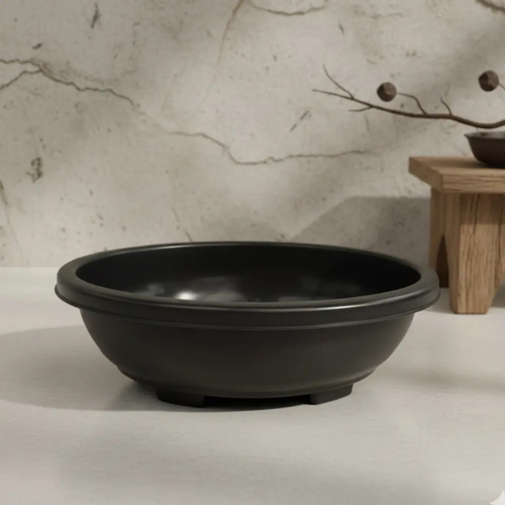 [POPL CHOV V0.6L H006 D019 D015] पॉट ओवल 1 (Black Oval)