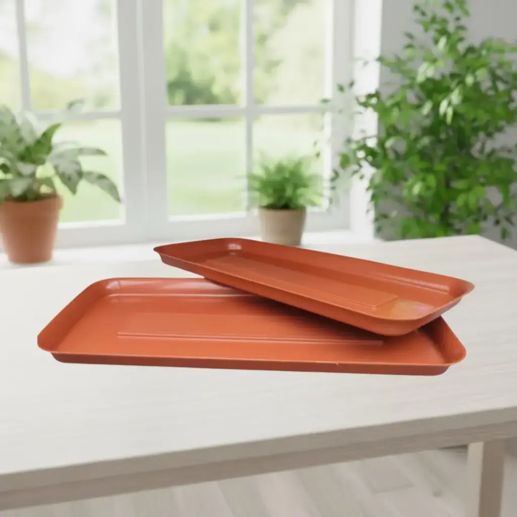 [TRPL TCRE W023 L048] ट्रे नं 9 (Terracotta Rectangle)