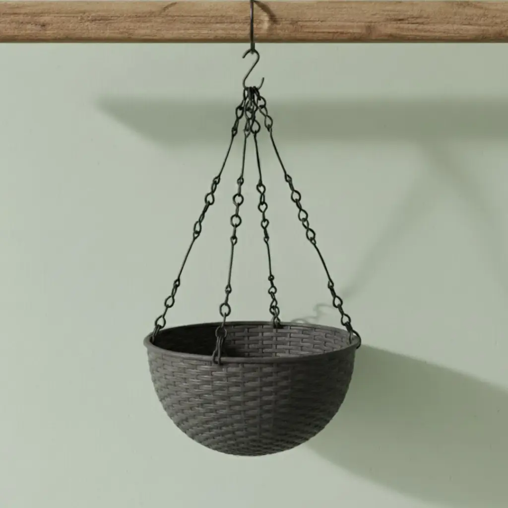 [POPL BLHA V2.8L H013 D021 D011] पॉट जास्मिन बिग (Black Hanging)