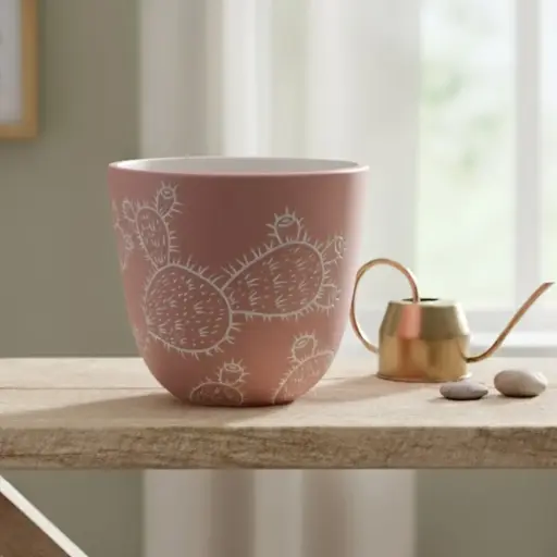 Pot Ceramic Desert cactus A577