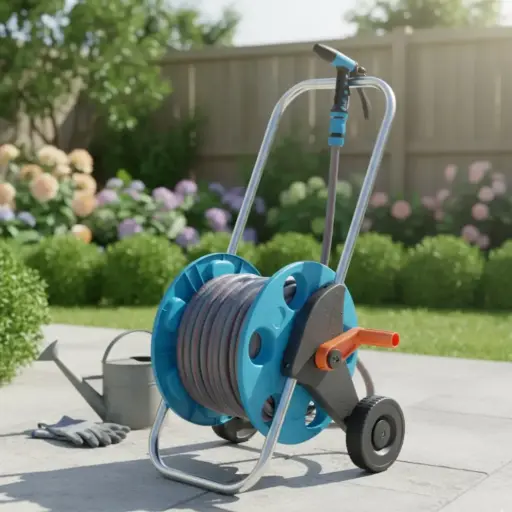 Hose Reel With Hose 1/2"