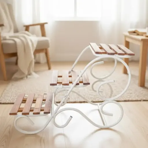 Stand 3 Step Style Flower Pot Stand(3I580250)