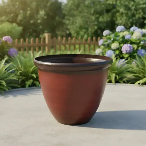 Pot Egg Planter Red