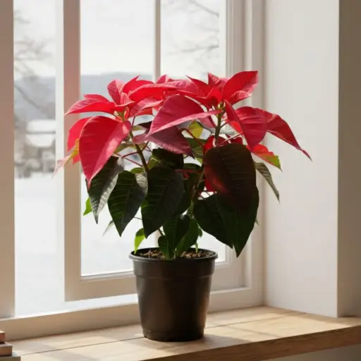 Poinsettia Red, Euphorbia pulcherrima