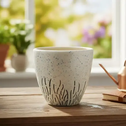 Pot Ashwani Grass Dsgn