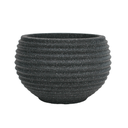 Pot Mediterranean Black Flat