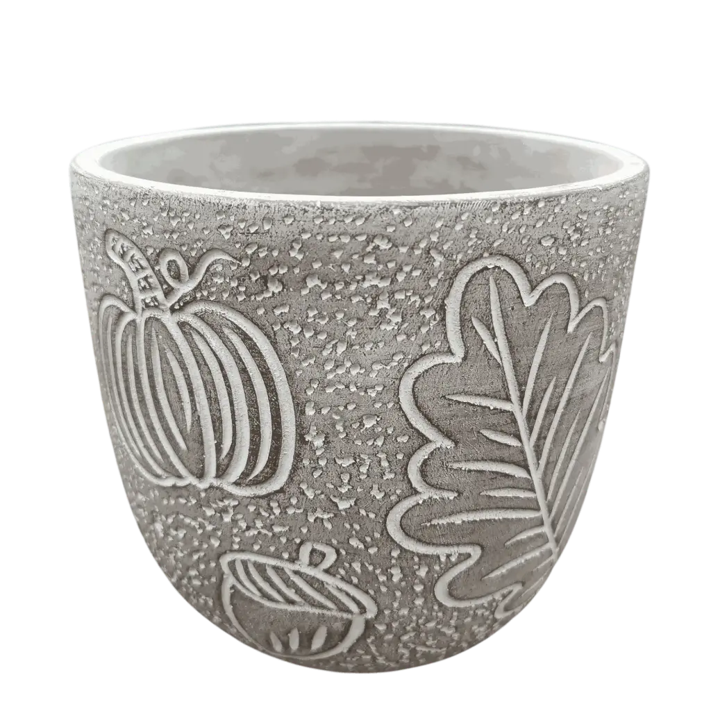 Pot Ceramic Autumn cone A584