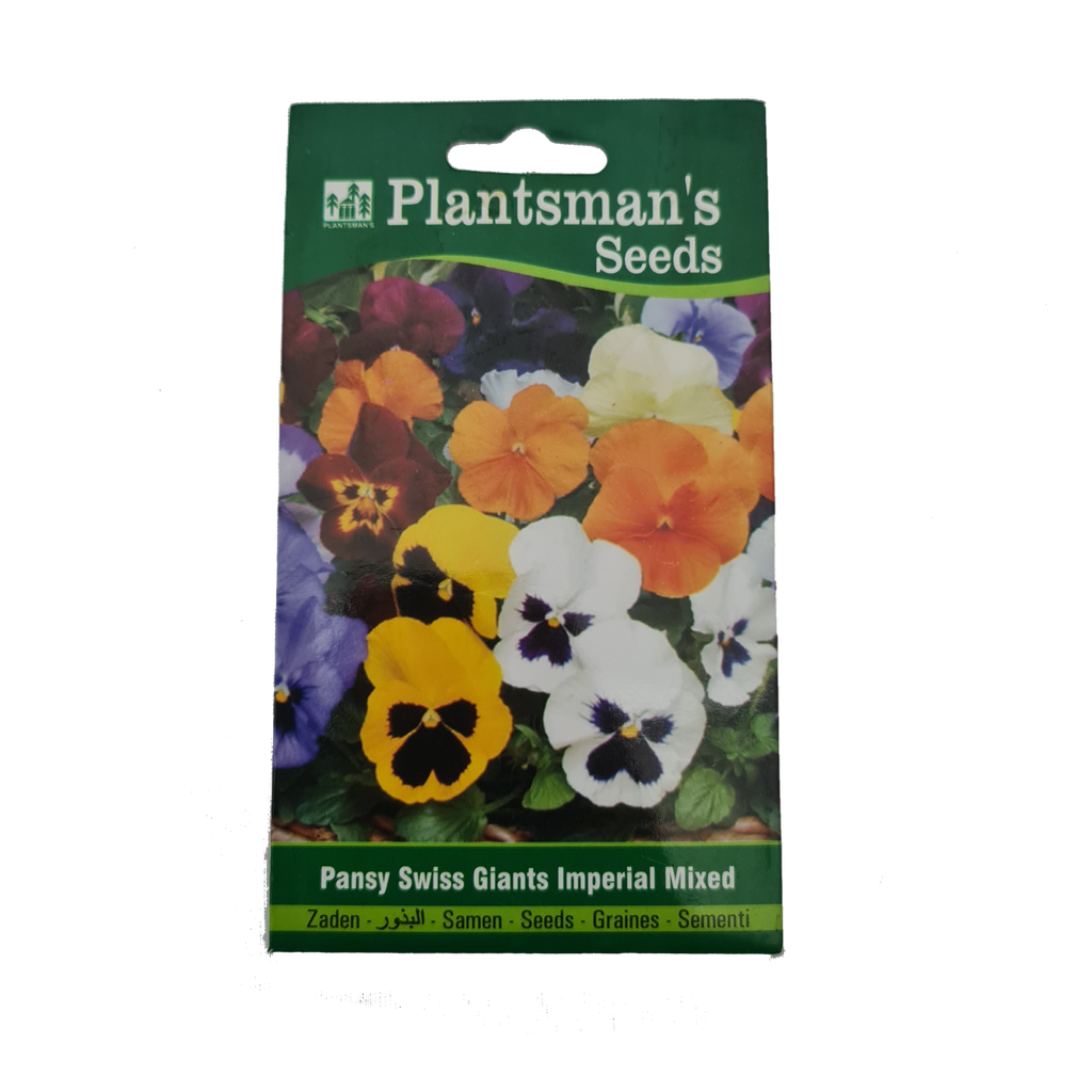Seed Pansy Swiss Giant Chaubad Mixed