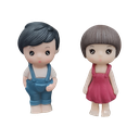 Miniature Gallace Couple