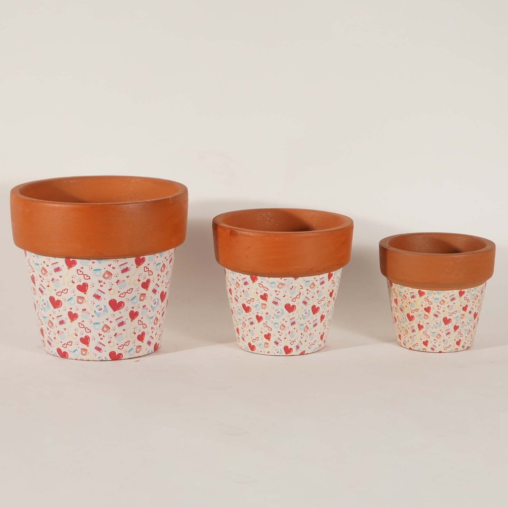 Pot Basica Paper-Hearts