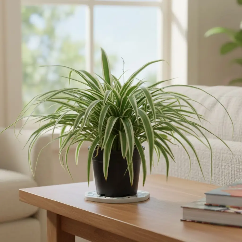 Spider Plant, Chlorophytum comosum Ocean