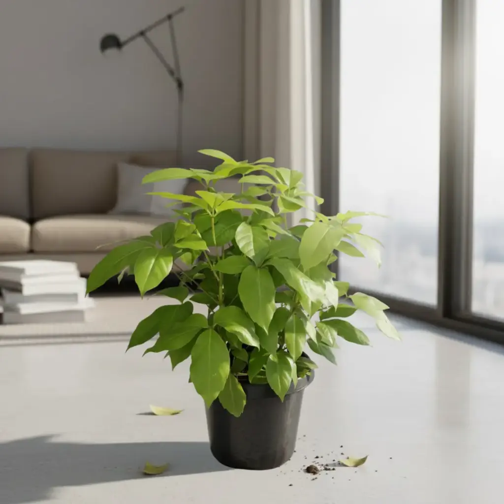 ब्रासिया गोल्डन, शेफ्लेरा अ‍ॅक्टिनोफिला “अमाटे सोलेइल”