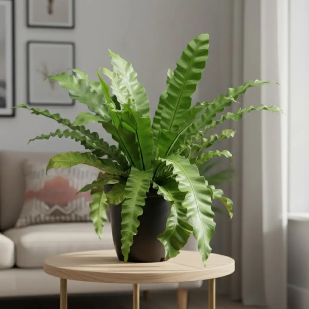 Bird's nest fern, Asplenium nidus