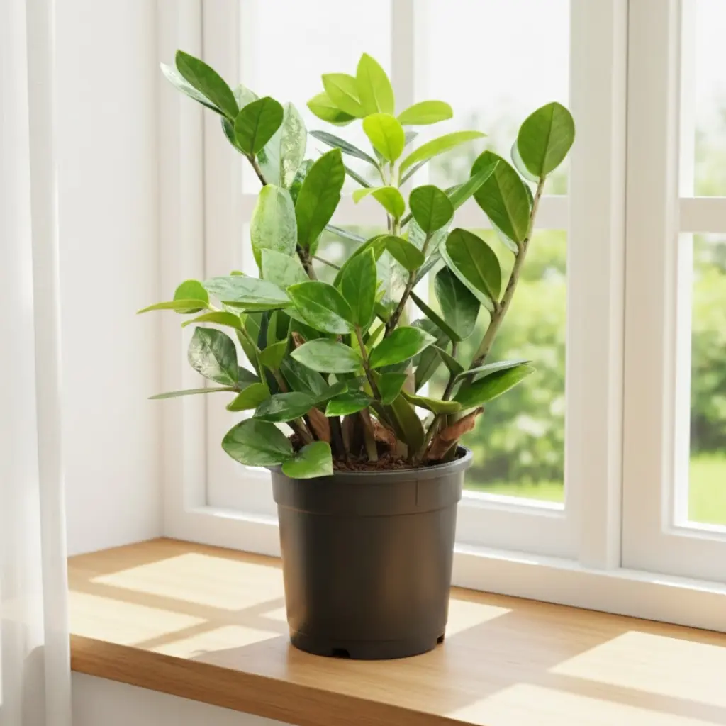 Green zamia, ZZ plants, Zamioculcas zamiifolia green