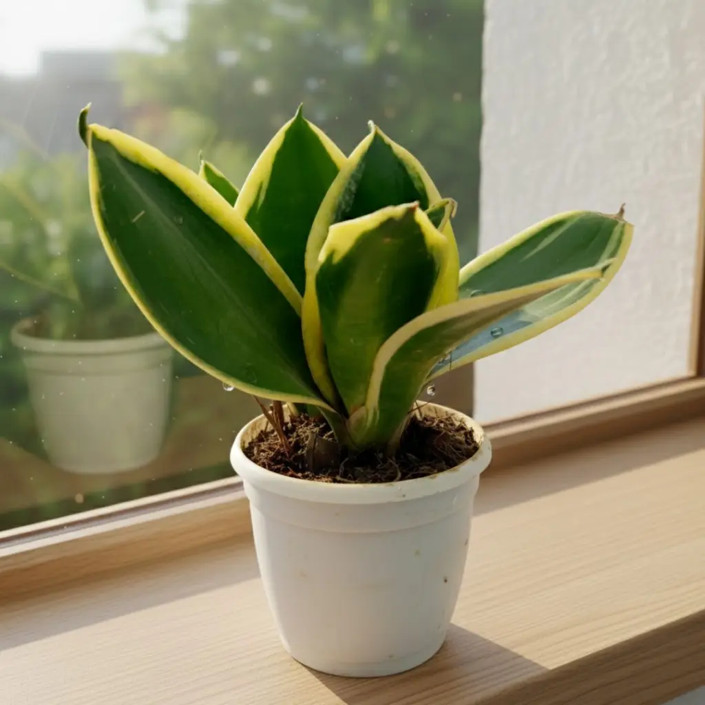 Snake plants, Sansevieria trifasciata lotus