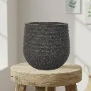 Pot Mediterranean Black Tall