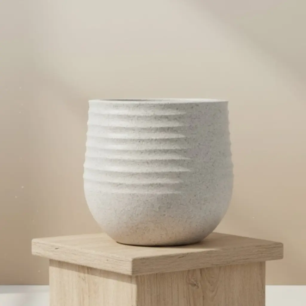 Pot Mediterranean Beige Tall