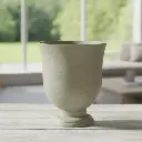 Pot Huskey White Urn
