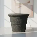 Pot Ash Stone Rolled Rim