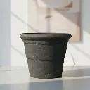 Pot Ash Stone Rolled Rim