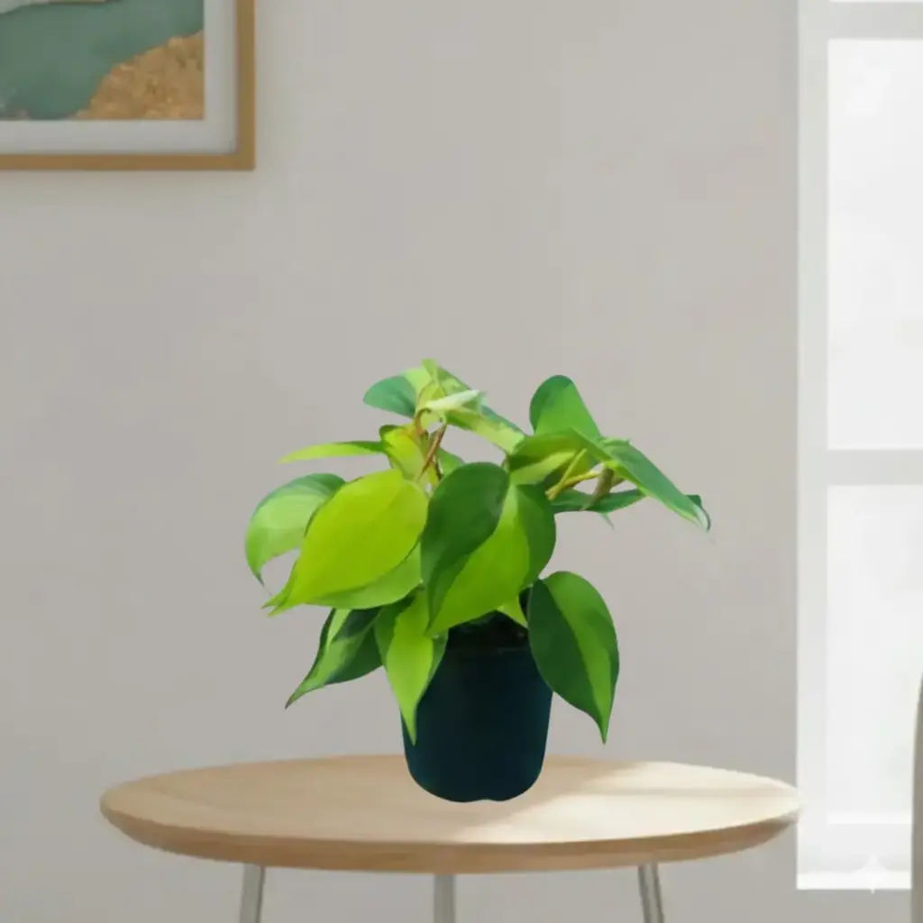 Philodendron Brazil, Philodendron scandens variegata