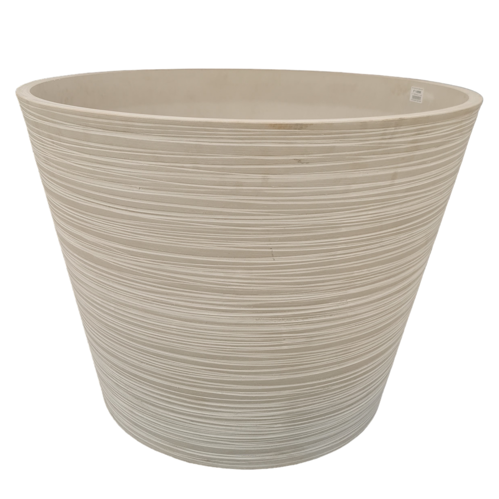 Pot Carved Lines A
