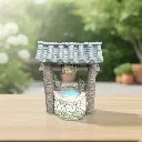 Miniature Ceramic Well