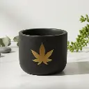 Pot Terracotta Kyna with Hemp Leaf 