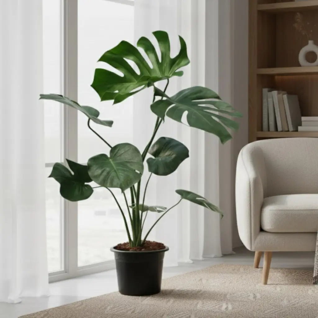 Swiss cheese plant, Monstera deliciosa