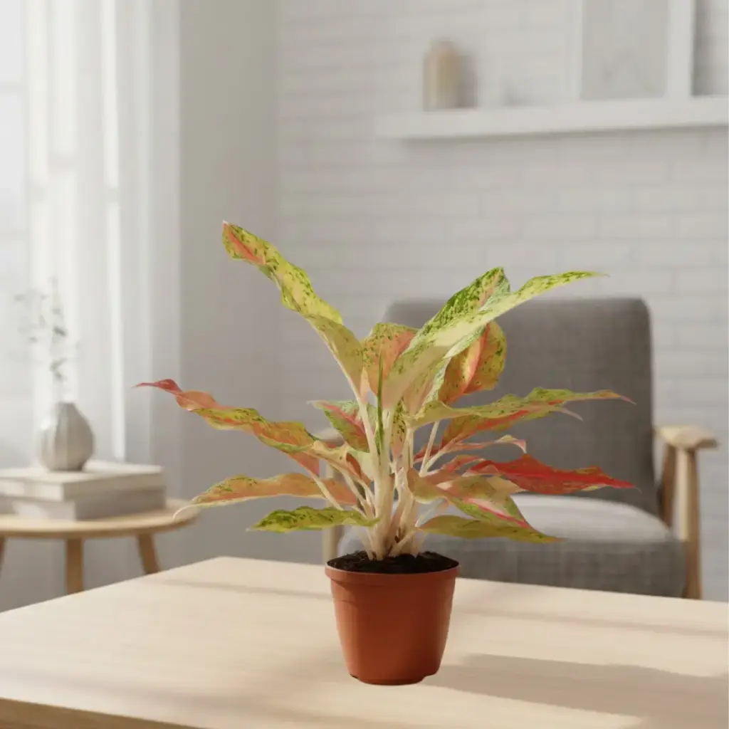 [PLFP AGFI PO 0013 1.6L H060] Aglaonema Firework (Pot # 5" 1.6L)