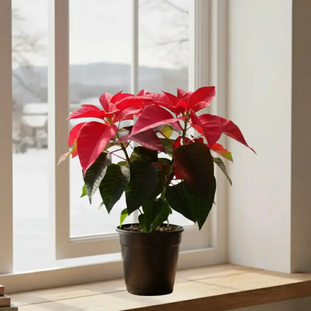 Poinsettia Red, Euphorbia pulcherrima