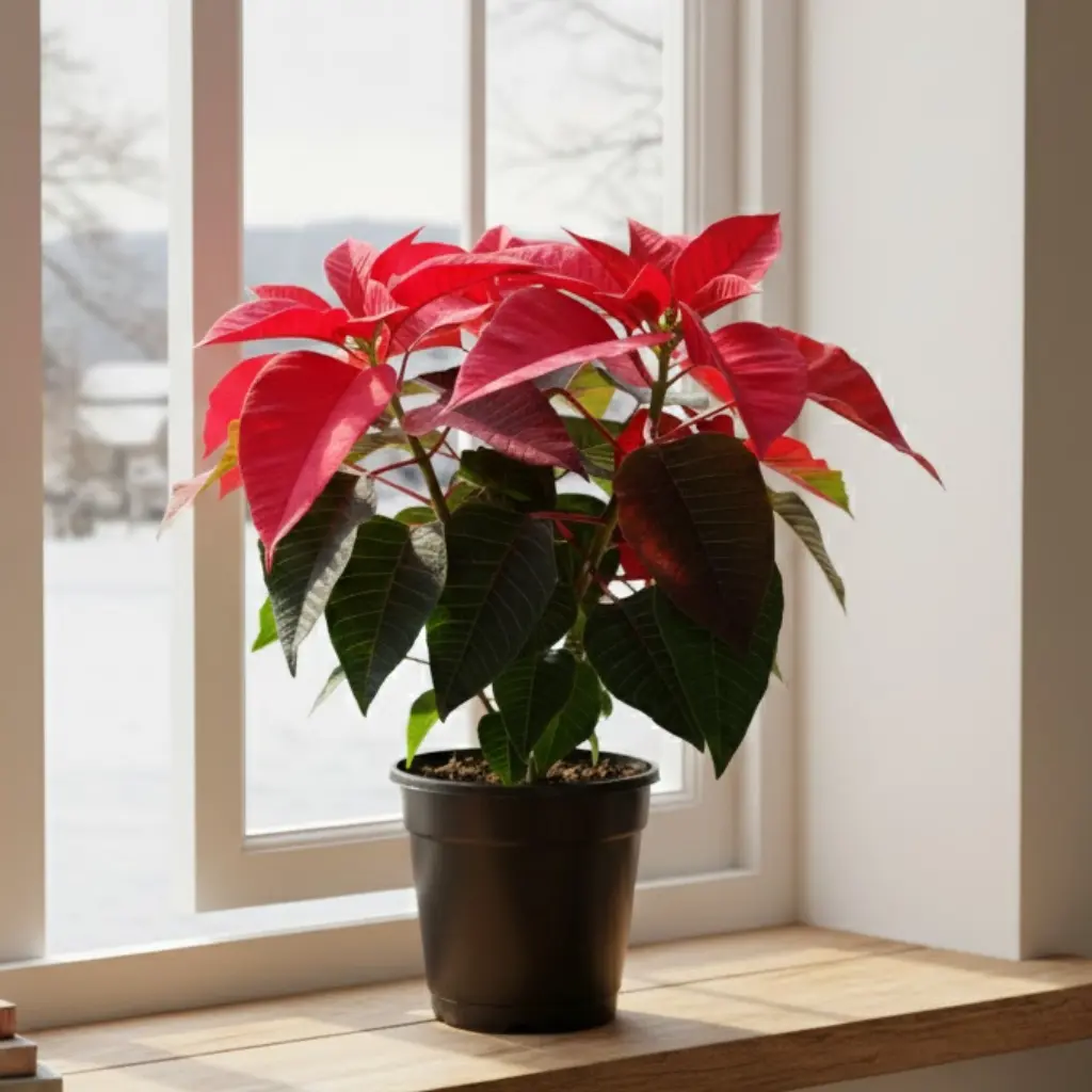 Poinsettia Red, Euphorbia pulcherrima