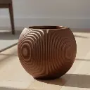 पॉट नेचर रिड्ज़्ड बाउल