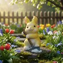 Miniature Golden Rabbit