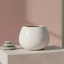 Pot Peta Mataki White