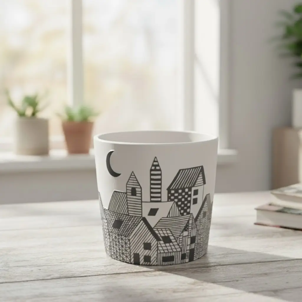 पॉट सिरेमिक मिडनाइट A601