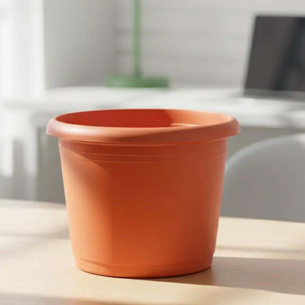 [POPL TCRO V99.1L H048 D061 D043] Pot Nisarga 306 (Terracotta Round)
