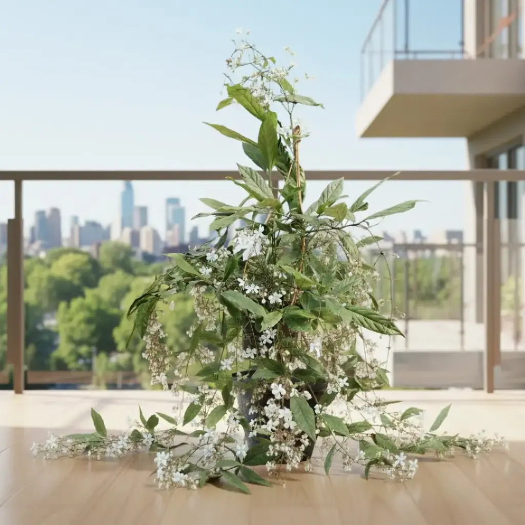 Bridal veil, Clerodendrum wallichii