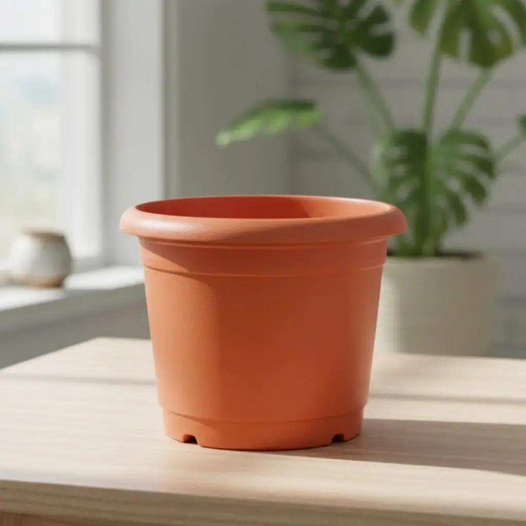 [POPL TCRO V14.2L H026 D036 D024] Pot Nisarga 302 (Terracotta Round)