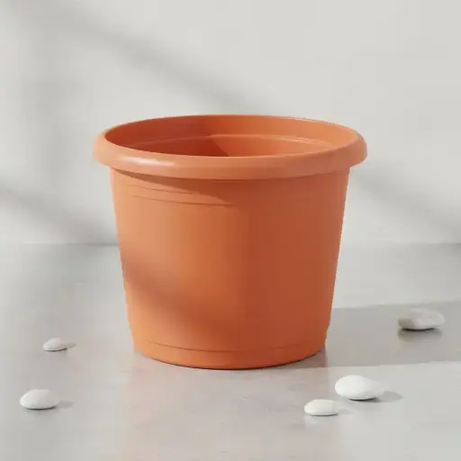[POPL TCRO V24.2L H032 D041 D028] Pot Nisarga 303 (Terracotta Round)