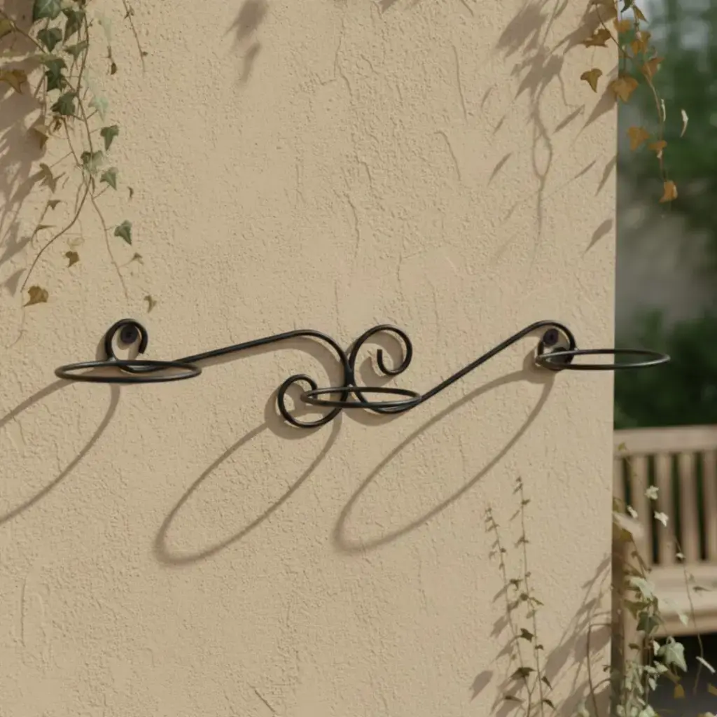 [GAST STWR L29" W7"] Stand Three Pot Wall Ring