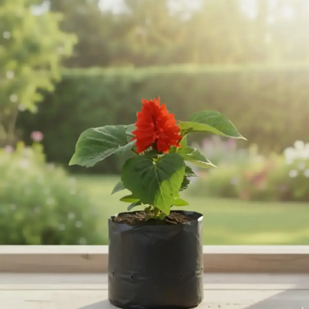 Scarlet sage, Salvia splendens