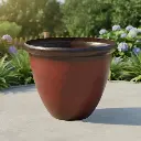 Pot Egg Planter Red