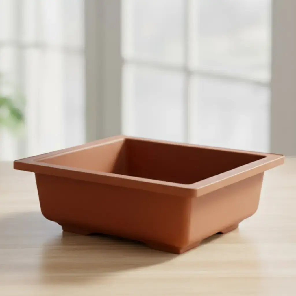 [POPL TCRE V1.4L H008 W017 L023] Pot Bonsai 1 (Terracotta Rectangular)